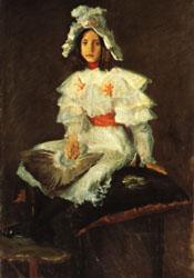 William Merritt Chase Girl in White oil painting picture